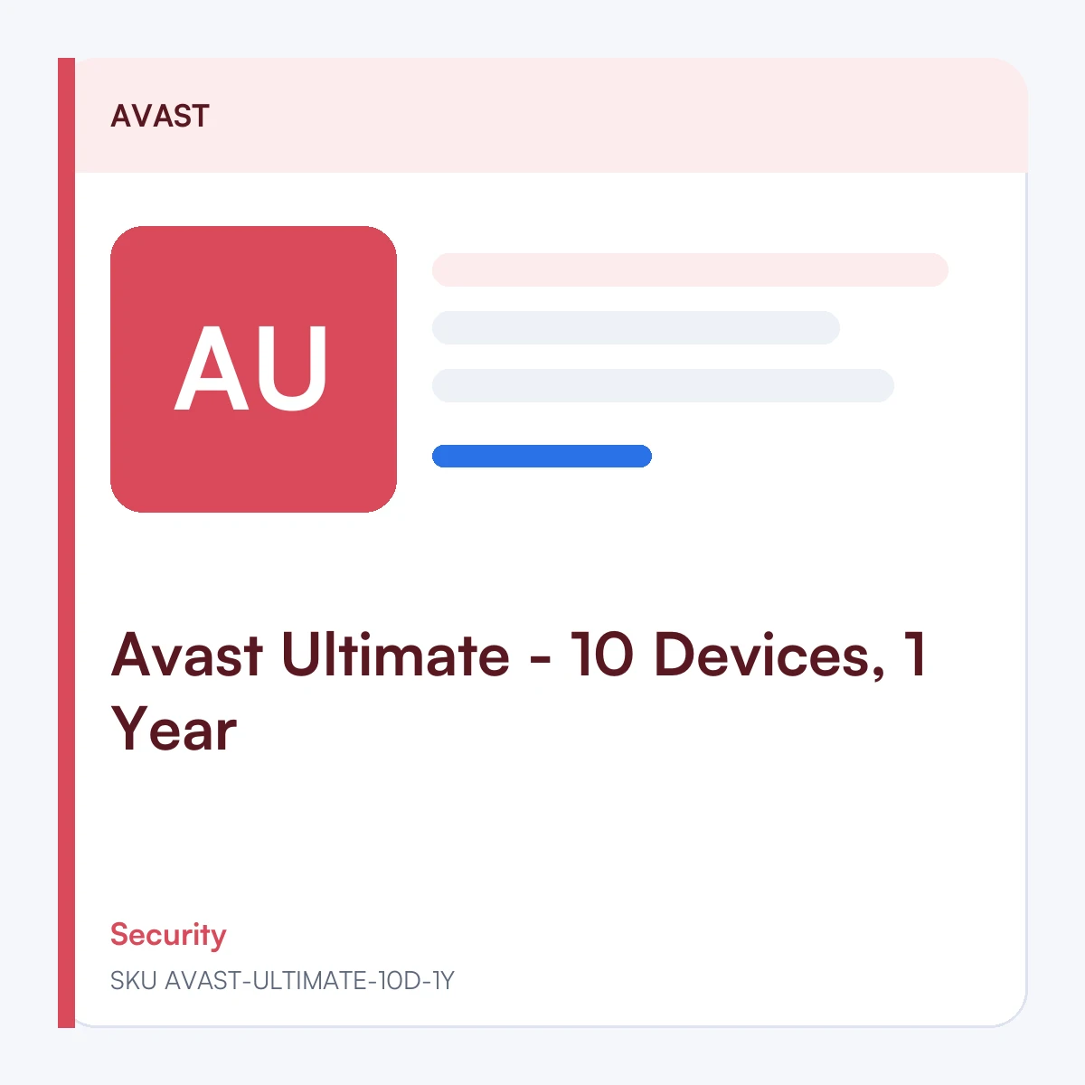 Avast Ultimate - 10 Devices, 1 Year